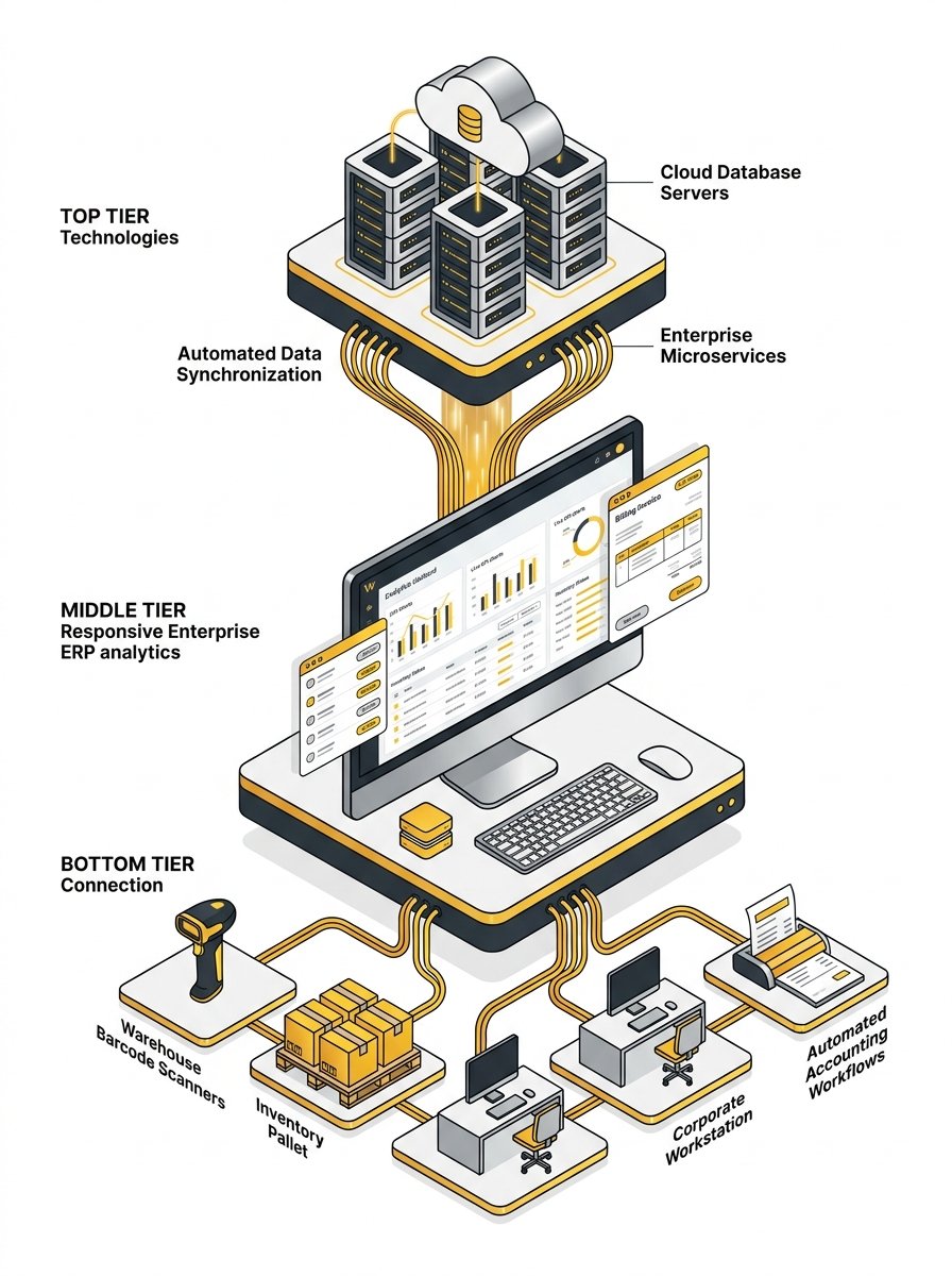 White Gold Technologies Custom Enterprise ERP and CRM Architecture