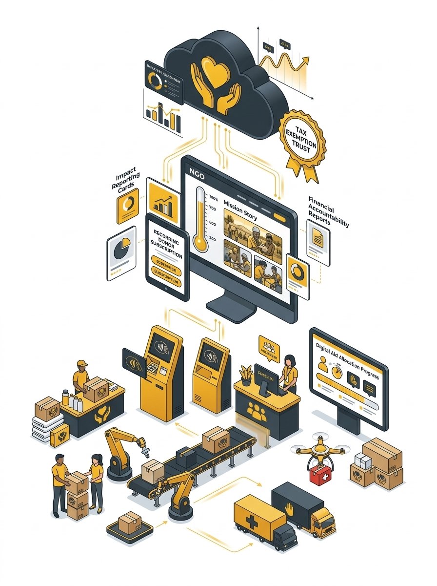 White Gold Technologies Non-Profit & NGO Digital Ecosystem Architecture