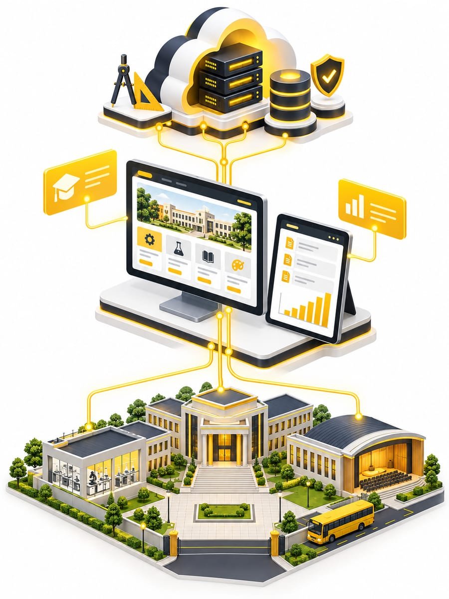 Polytechnic college website: AICTE disclosure, departments and admissions connected to the college campus