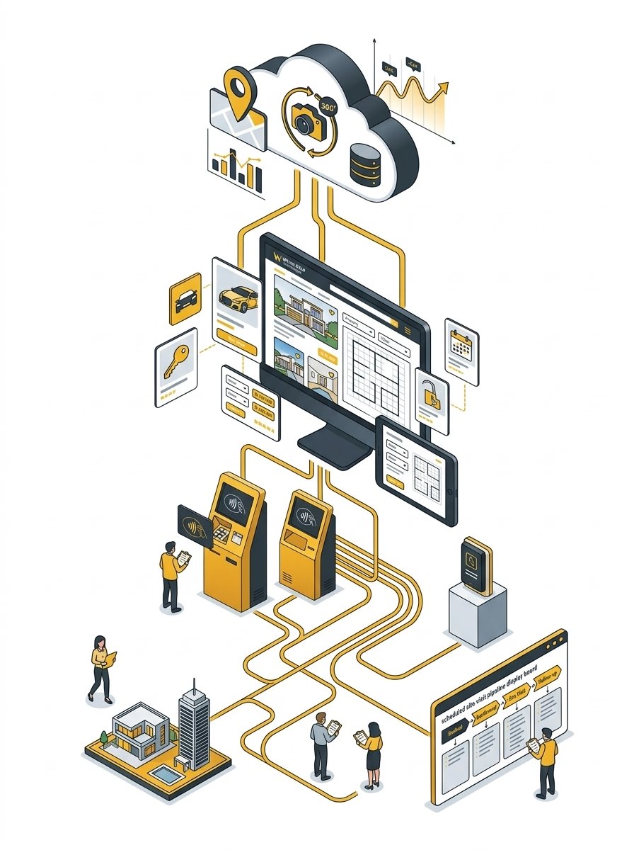 White Gold Technologies Luxury Real Estate Digital Ecosystem Architecture
