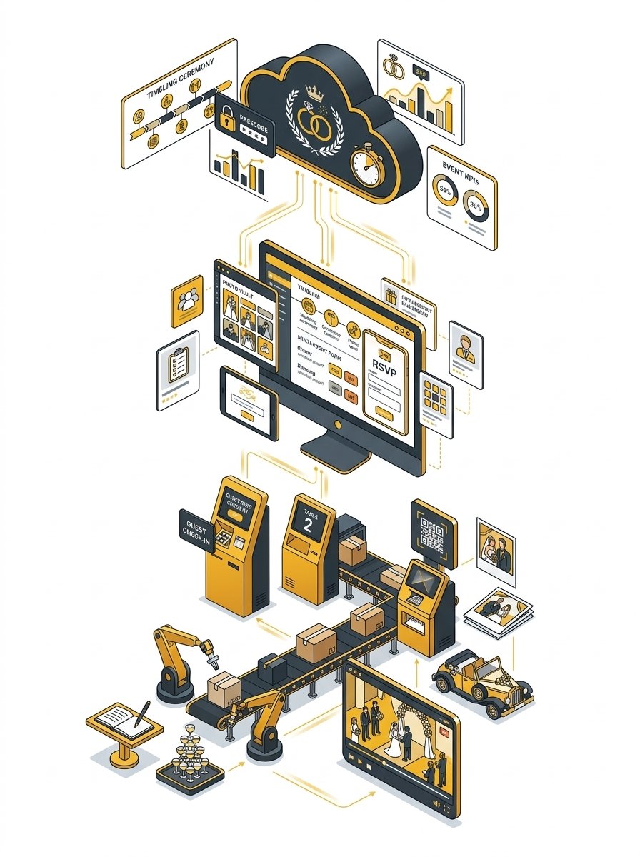 White Gold Technologies Luxury Wedding Digital Ecosystem Architecture