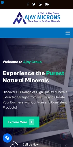 Ajay Microns (Calcite Powder) Mobile View